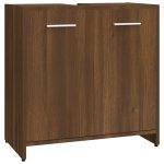 Vidaxl armoire de bain chêne marron 60x33x60 cm bois d'ingénierie Vidaxl armoire de bain chêne marron 60x33x60 cm bois d'ingénierie