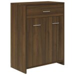 Vidaxl armoire de bain chne marron 60x33x80 cm bois d'ingnierie