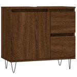 Vidaxl armoire de bain chêne marron 65x33x60 cm bois d'ingénierie Vidaxl armoire de bain chêne marron 65x33x60 cm bois d'ingénierie