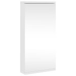Vidaxl armoire de bain � miroir d'angle blanc 30x24x60 cm