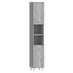 Vidaxl armoire de bain sonoma gris 30x30x179 cm bois d'ingnierie