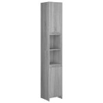 Vidaxl armoire de bain sonoma gris 30x30x183, 5 cm bois d'ing�nierie