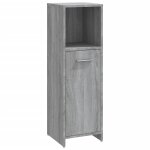Vidaxl armoire de bain sonoma gris 30x30x95 cm bois d'ing�nierie