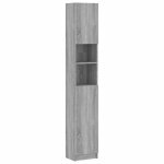 Vidaxl armoire de bain sonoma gris 32x25, 5x190 cm bois d'ing�nierie
