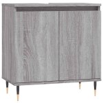 Vidaxl armoire de bain sonoma gris 58x33x60 cm bois d'ing�nierie