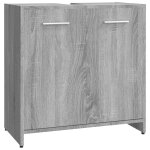 Vidaxl armoire de bain sonoma gris 60x33x60 cm bois d'ing�nierie