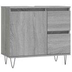 Vidaxl armoire de bain sonoma gris 65x33x60 cm bois d'ingénierie Vidaxl armoire de bain sonoma gris 65x33x60 cm bois d'ingénierie