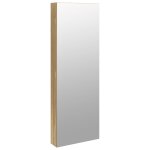 Vidaxl armoire  bijoux avec miroir et clairage led mural