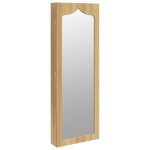 Vidaxl armoire  bijoux avec miroir murale 37, 5x10x106 cm