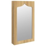 Vidaxl armoire à bijoux avec miroir murale 37, 5x10x67 cm Vidaxl armoire à bijoux avec miroir murale 37, 5x10x67 cm