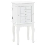 Vidaxl armoire  bijoux sur pieds blanc