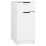 Vidaxl armoire de bureau blanc 33, 5x50x75 cm bois d'ingnierie