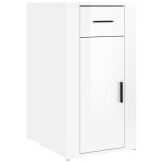Vidaxl armoire de bureau blanc brillant 40x49x75 cm bois d'ingnierie