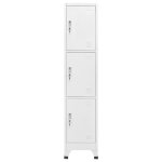 Vidaxl armoire  casier avec 3 compartiments 38x45x180 cm