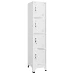 Vidaxl armoire � casier avec 4 compartiments 38x45x180 cm