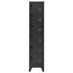 Vidaxl armoire � casiers anthracite 38x40x180 cm acier