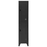 Vidaxl armoire  casiers anthracite 38x45x180 cm acier