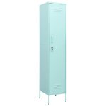 Vidaxl armoire  casiers vert menthe 35x46x180 cm acier