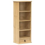 Vidaxl armoire � cd corona 40x30x110 cm bois de pin massif