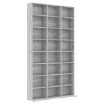 Vidaxl armoire  cd sonoma gris 102x23x177, 5 cm bois d'ingnierie