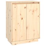 Vidaxl armoire  chaussures 60x35x80 cm bois de pin massif