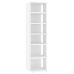 Vidaxl armoire  chaussures blanc 27, 5x27x102 cm bois d'ingnierie
