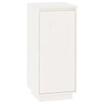 Vidaxl armoire  chaussures blanc 35x35x80 cm bois de pin massif