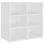 Vidaxl armoire � chaussures blanc 52, 5x30x50 cm