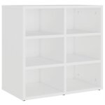 Vidaxl armoire � chaussures blanc 52, 5x30x50 cm
