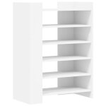 Vidaxl armoire � chaussures blanc 74, 5x37, 5x100 cm bois d'ing�nierie