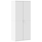 Vidaxl armoire � chaussures blanc 80x39x178 cm bois d'ing�nierie