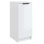 Vidaxl armoire  chaussure blanc brillant 30x35x70cm bois d'ingnierie