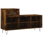 Vidaxl armoire  chaussures chne fum 102x36x60 cm bois d'ingnierie