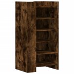Vidaxl armoire � chaussures ch�ne fum� 52x37, 5x100cm bois d'ing�nierie