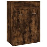 Vidaxl armoire � chaussures ch�ne fum� 60x35x84 cm bois d'ing�nierie