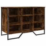 Vidaxl armoire � chaussures ch�ne fum� 90x38x61, 5 cm bois d'ing�nierie