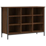 Vidaxl armoire � chaussures ch�ne marron 100x35x70cm bois d'ing�nierie