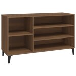 Vidaxl armoire  chaussures chne marron 102x36x60cm bois d'ingnierie