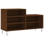 Vidaxl armoire � chaussures ch�ne marron 102x36x60cm bois d'ing�nierie