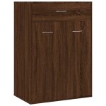 Vidaxl armoire  chaussures chne marron 60x35x84 cm bois d'ingnierie