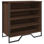 Vidaxl armoire  chaussures chne marron 80x38x78 cm bois d'ingnierie