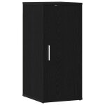 Vidaxl armoire � chaussures ch�ne noir 32x35x70 cm bois ing�nierie