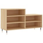 Vidaxl armoire � chaussures ch�ne sonoma 102x36x60cm bois d'ing�nierie