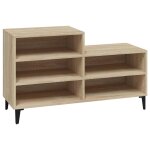 Vidaxl armoire � chaussures ch�ne sonoma 102x36x60cm bois d'ing�nierie
