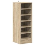 Vidaxl armoire � chaussures ch�ne sonoma 31, 5x35x90 cm bois ing�nierie