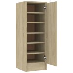 Vidaxl armoire � chaussures ch�ne sonoma 32x35x92 cm bois d?ing�nierie
