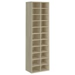 Vidaxl armoire � chaussures ch�ne sonoma 54x34x183cm bois d'ing�nierie