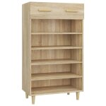 Vidaxl armoire � chaussures ch�ne sonoma 60x35x105cm bois d'ing�nierie
