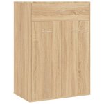 Vidaxl armoire  chaussures chne sonoma 60x35x84 cm bois d'ingnierie