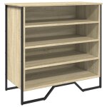 Vidaxl armoire � chaussures ch�ne sonoma 80x38x78 cm bois d'ing�nierie
